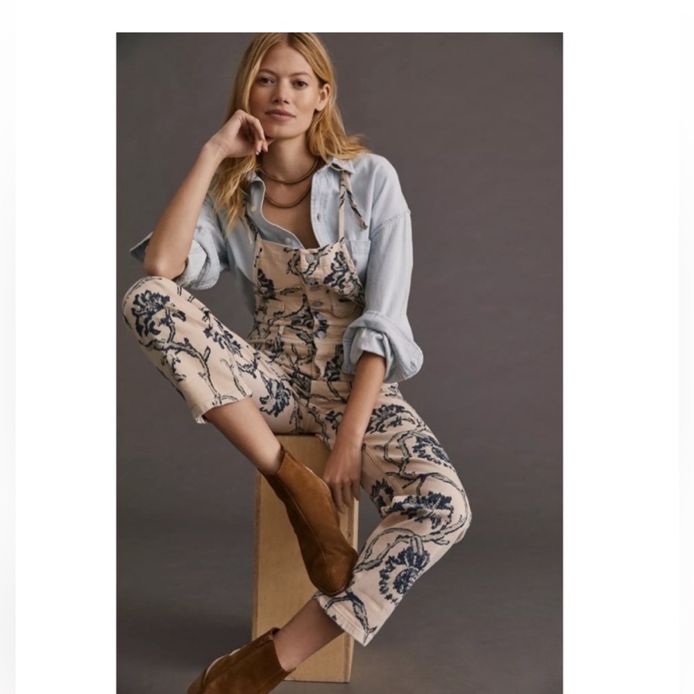Anthropologie Pilcro The Painters Overall size 29 Tall. Rare!